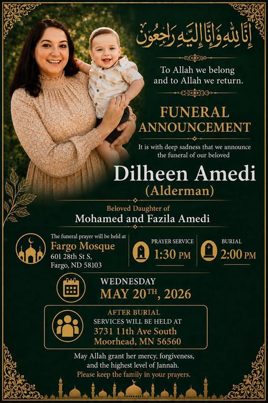 Dilheen Amedi, Moorhead, MN Death, Obituary